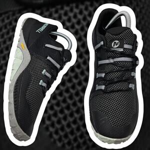 Merrell Trail Glove 6 Barefoot Women's 9.5 Black Blue Vibram J135384 Sneaker